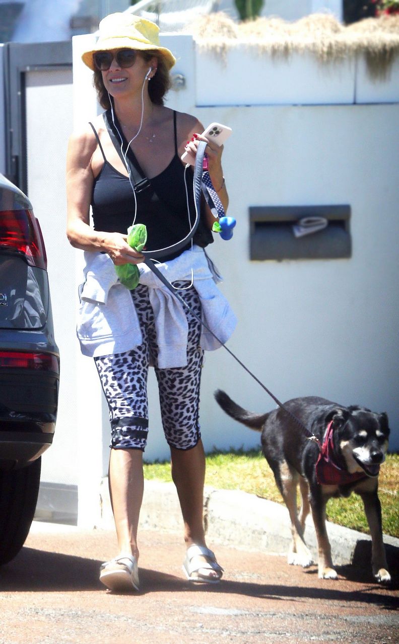 Kate Walsh Out With Her Dog Perth
