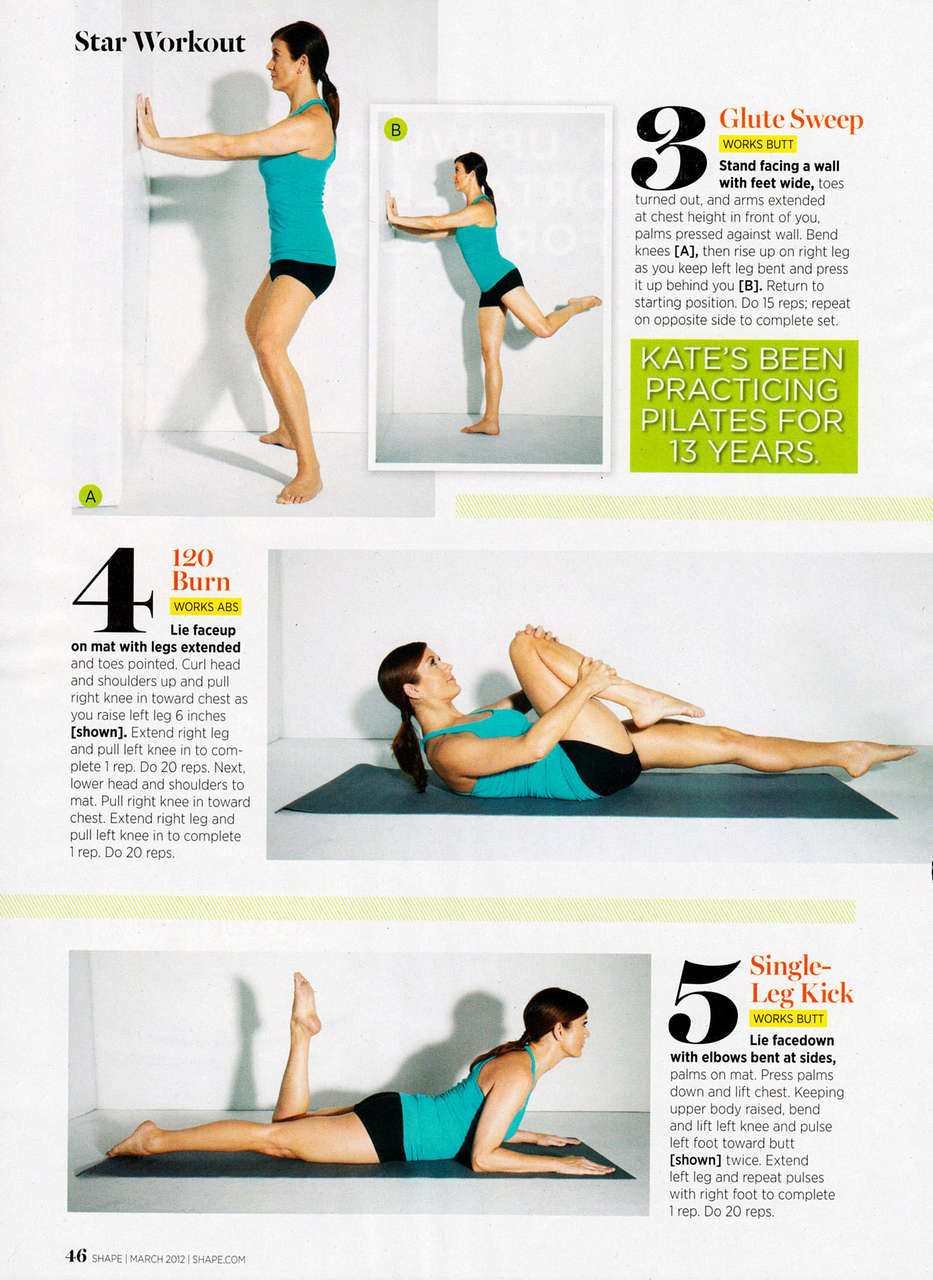 Kate Walsh Shape Magazine March 2012 Issue