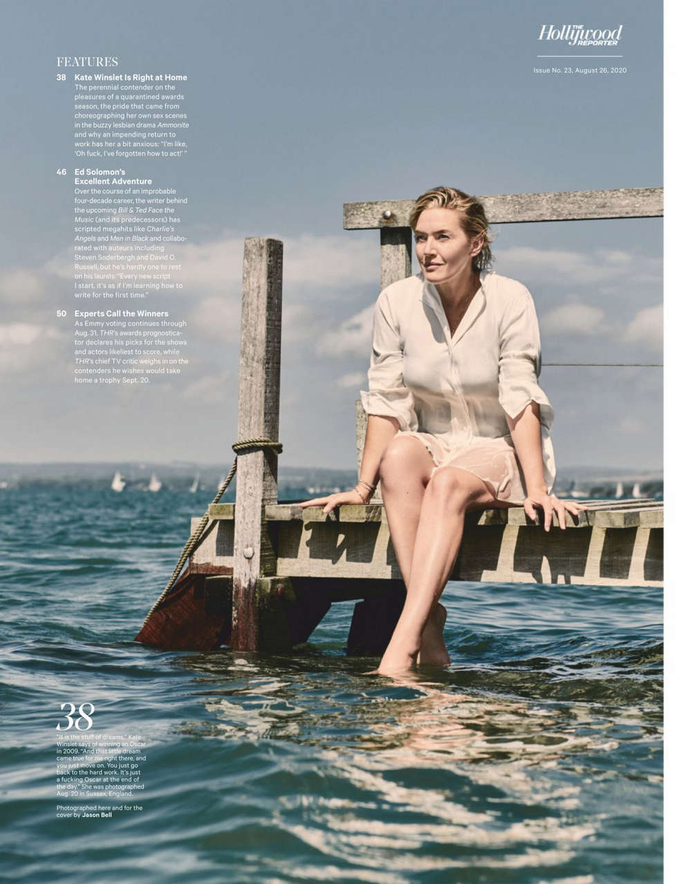 Kate Winslet Hollywood Reporter August