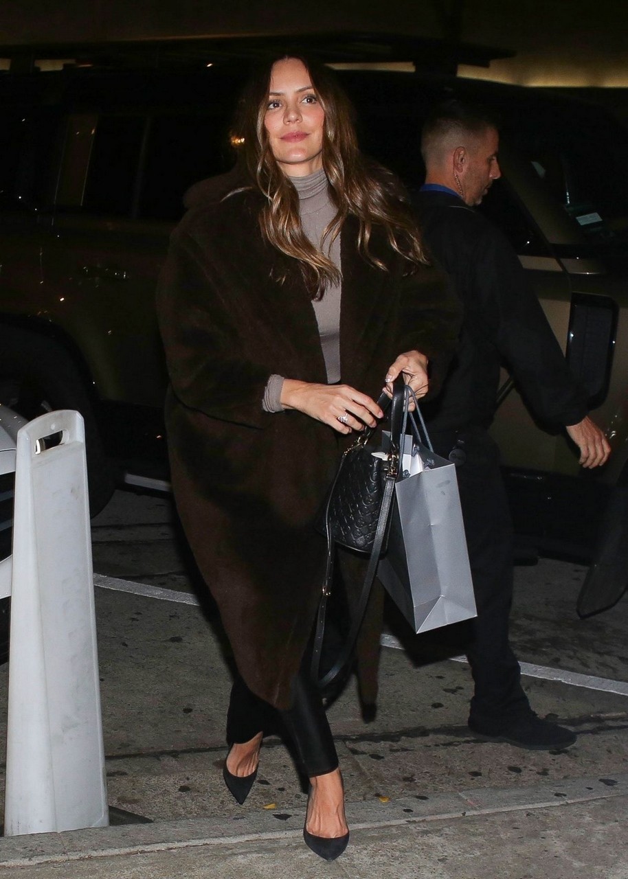 Katharine Mcphee Out For Dinner Craig S West Hollywood