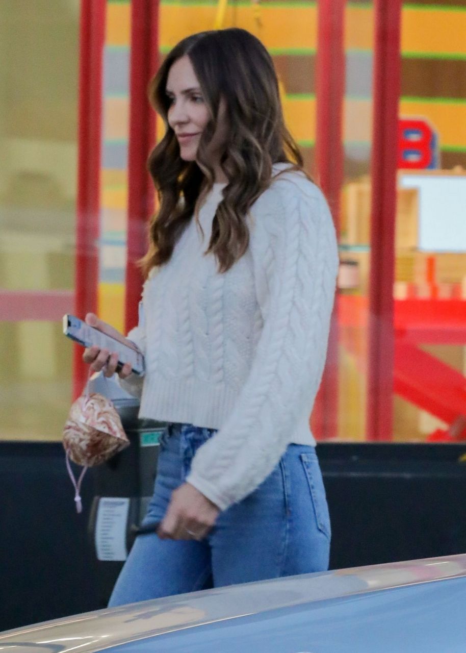 Katharine Mcphee Ripped Denim Out West Hollywood