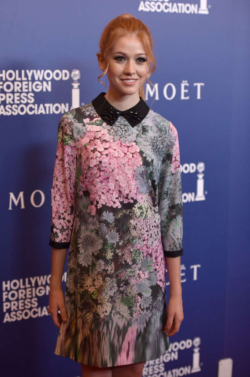 Katherine Mcnamara Hollywood Foreign Press Associations Grants Banquet Beverly Hills