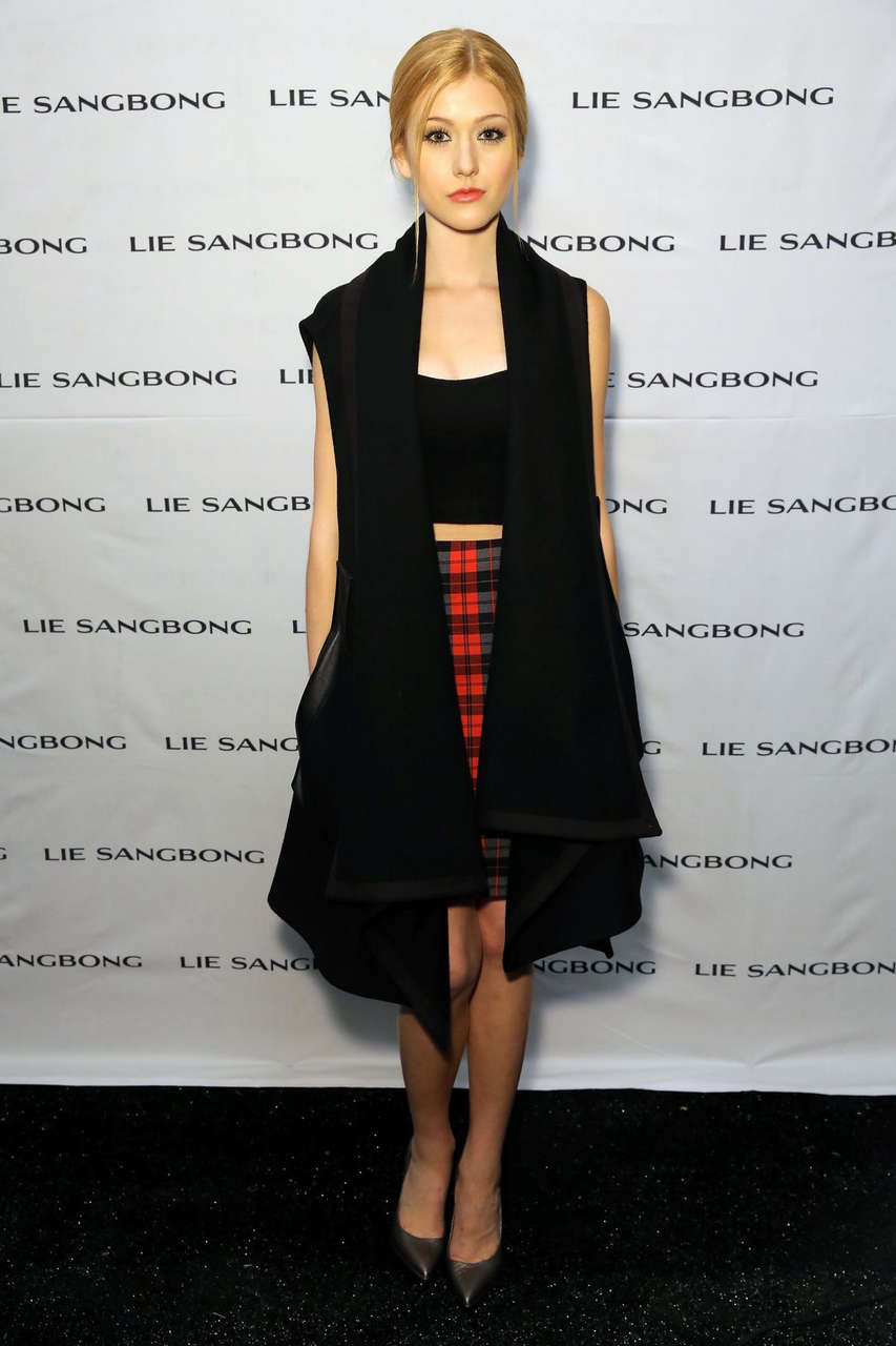 Katherine Mcnamara Lie Sangbong Fashion Show New York