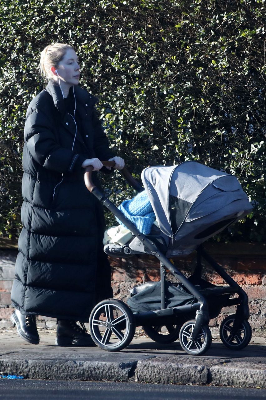Katherine Ryan Out With Her Son Fred London