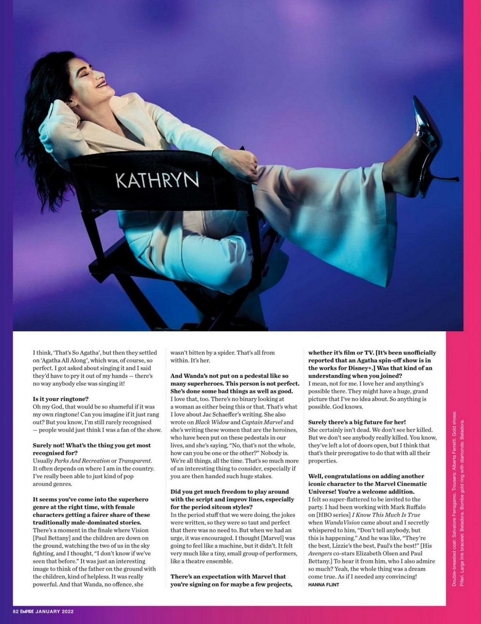 Kathryn Hahn Empire Magazine Uk January