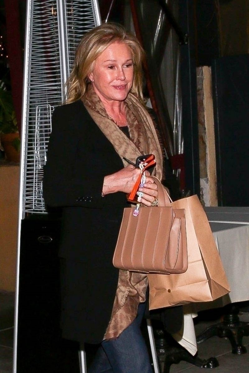 Kathy Hilton Leaves Late Dinner Los Angeles