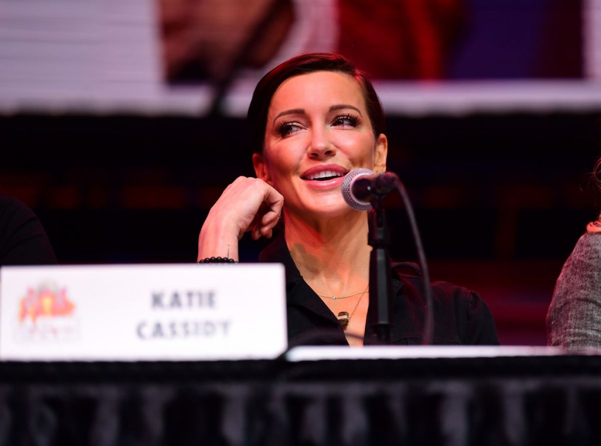 Katie Cassidy Caity Lotz Katrina Law Candice Patton Arrow Panel Los Angeles Comic Con