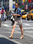 Katie Holems Leggy Candids Out About New York