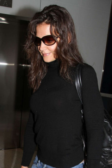 Katie Holmes Arrives Lax Airport Los Angeles