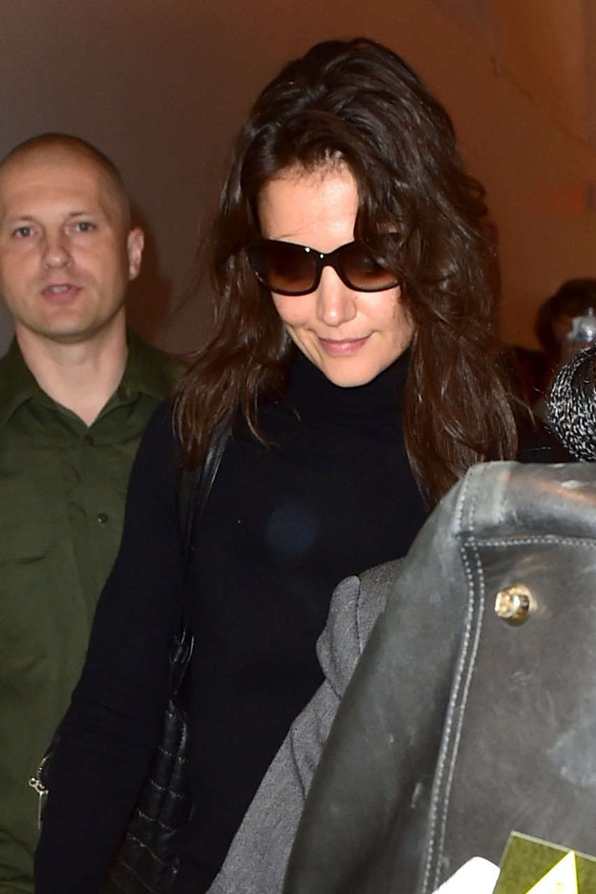 Katie Holmes Arrives Lax Airport Los Angeles