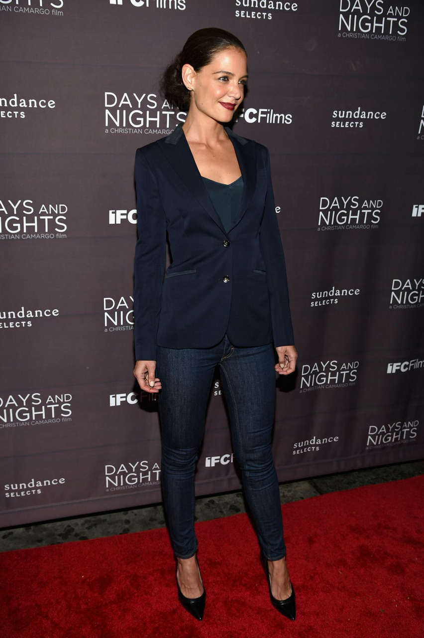 Katie Holmes Days Nights Premiere New York