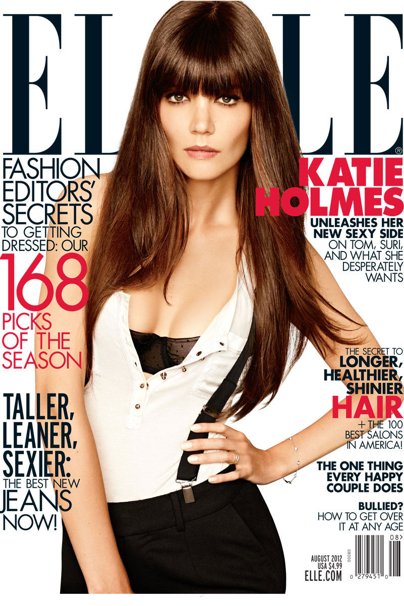 Katie Holmes Elle Magazine August 2012 Issue
