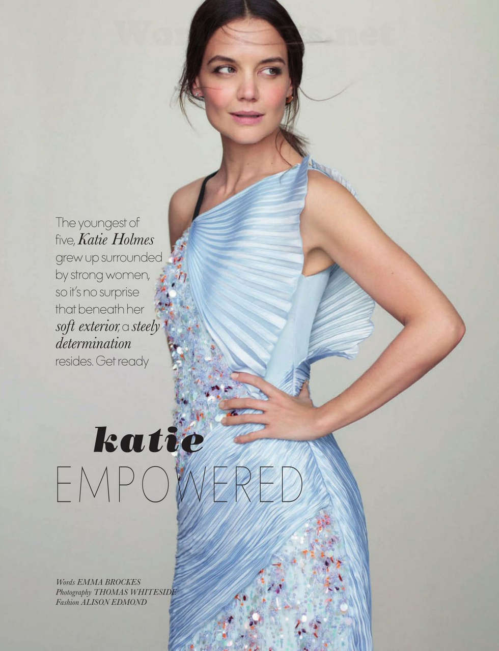 Katie Holmes Elle Magazine South Africa September 2014 Issue