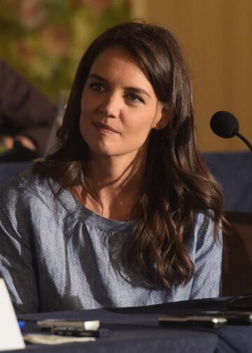 Katie Holmes Giver Press Conference New York