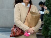 Katie Holmes Out And About New York