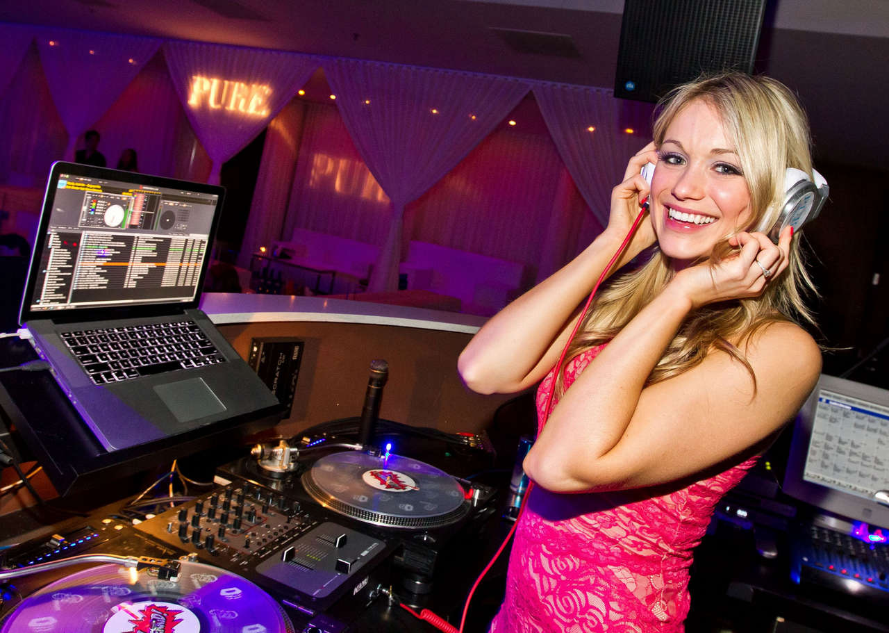 Katrina Bowden Hosting Party Pure Nightclub Las Vegas