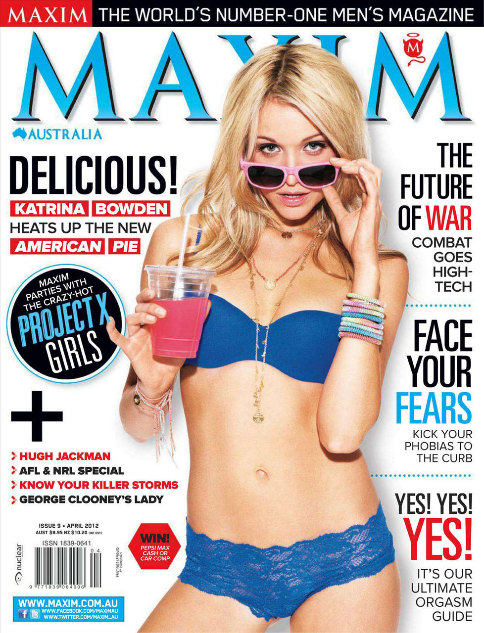 Katrina Bowden Maxim Magazine Australia April 2012 Issue