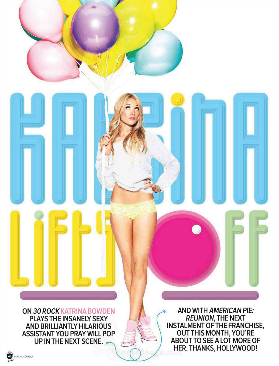 Katrina Bowden Maxim Magazine Australia April 2012 Issue