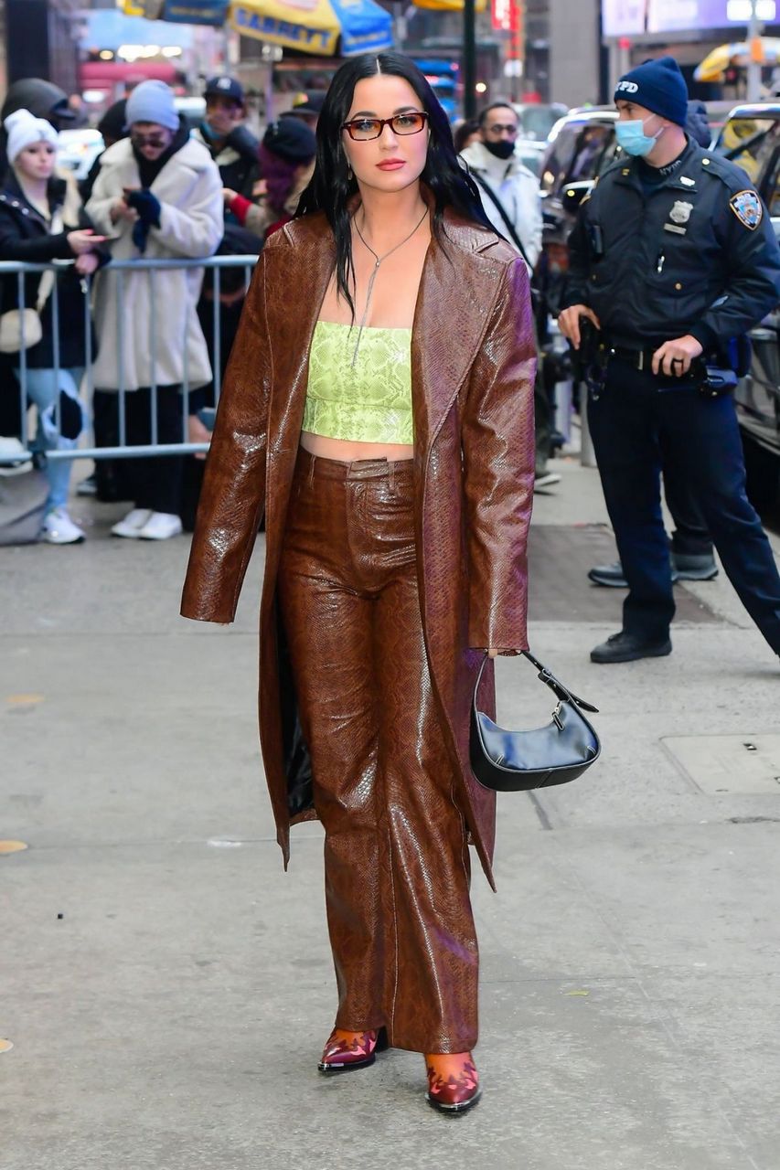 Katy Perry Arrives Good Morning America New York
