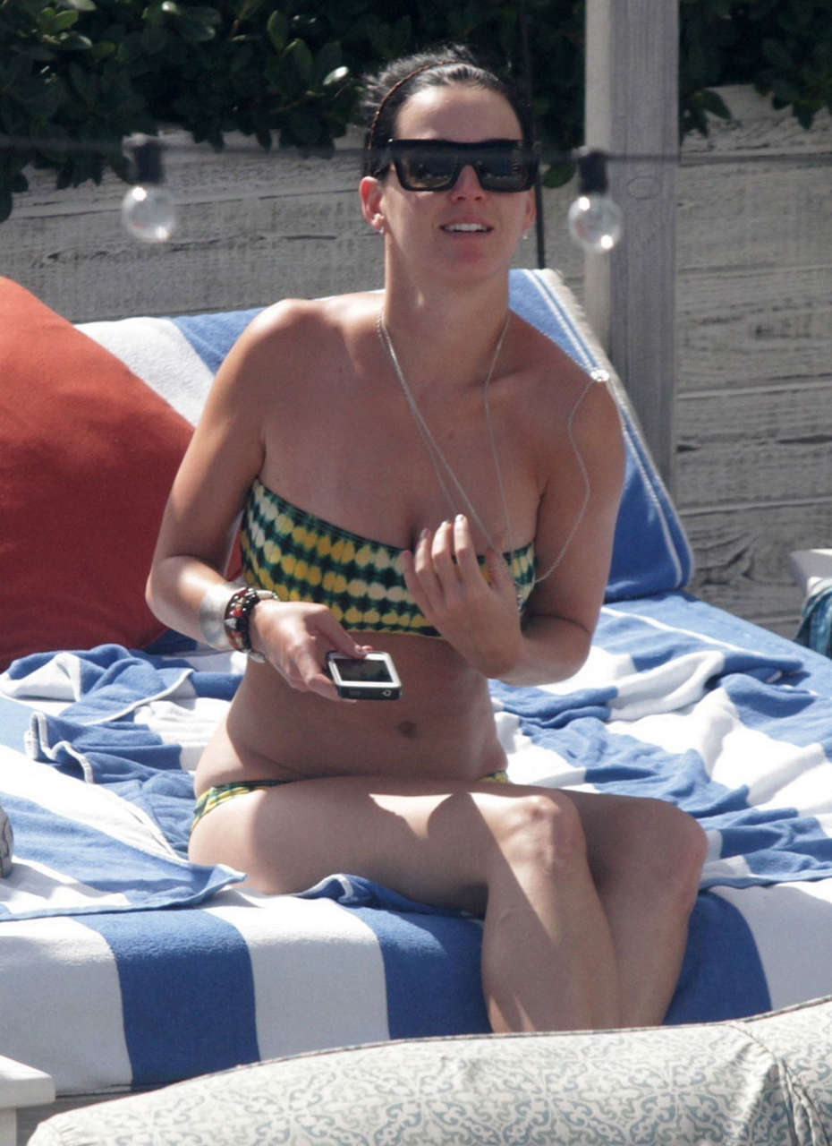 Katy Perry Bikini Candids Pool Miami