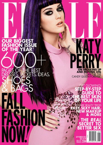 Katy Perry Elle Magazine September 2012 Issue