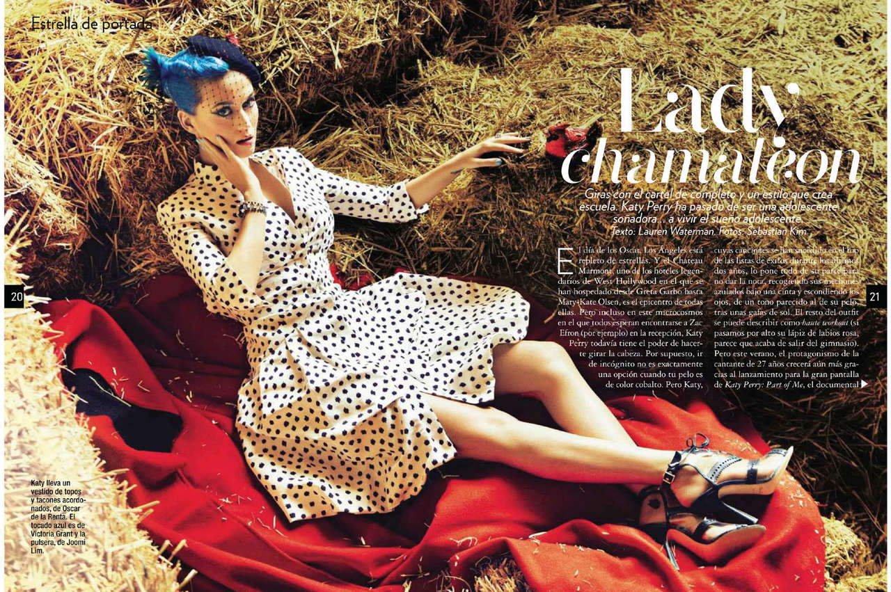 Katy Perry Glamour Magazine Spain July 2012 Issue