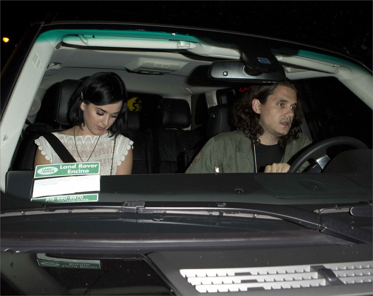 Katy Perry John Mayer Leaving Chateau Marmont West Hollywood