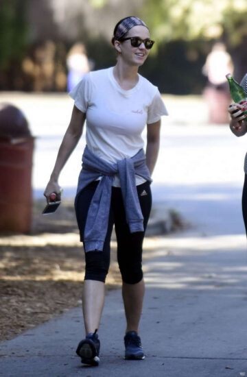 Katy Perry Leggings Out For Walk Los Angeles