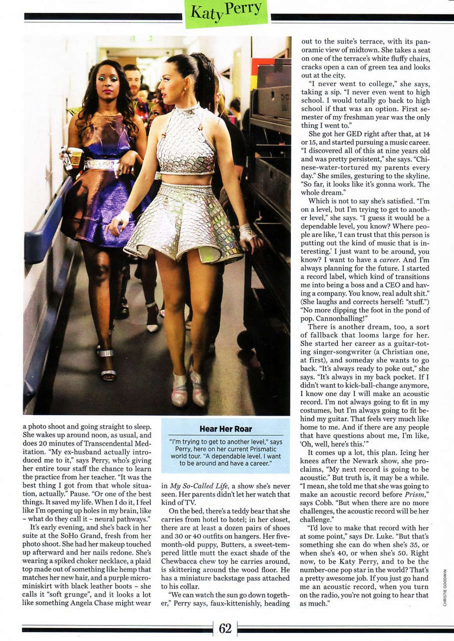 Katy Perry Rolling Stone Magazine Australia October 2014 Issue