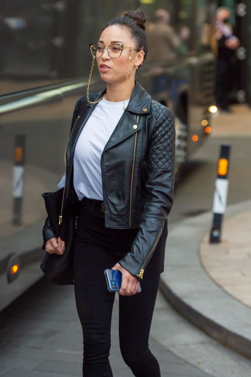 Katya Jones Leaves Her Hotel Liverpool