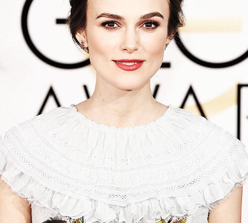 Keira Knightley At The 72nd Annual Golden Globe (2 photos)