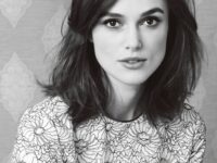 Keira Knightley Poses For A Portrait While