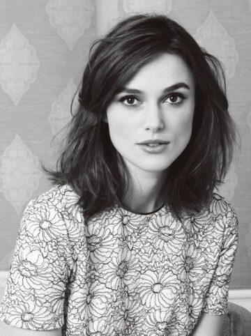 Keira Knightley Poses For A Portrait While
