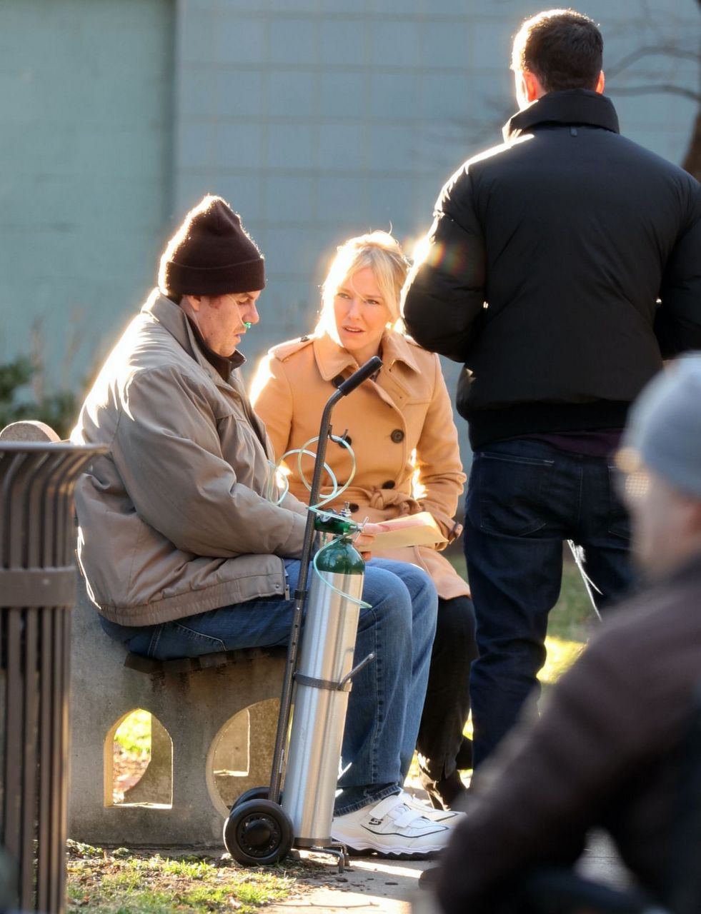 Kelli Giddish On Set Of Law And Arder Special Victims Unit New York