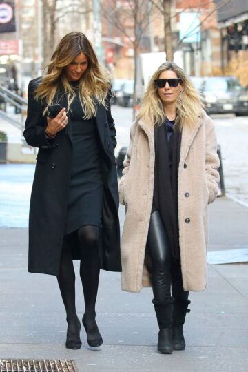 Kelly Bensimon And Lynne Mazin Out And About New York
