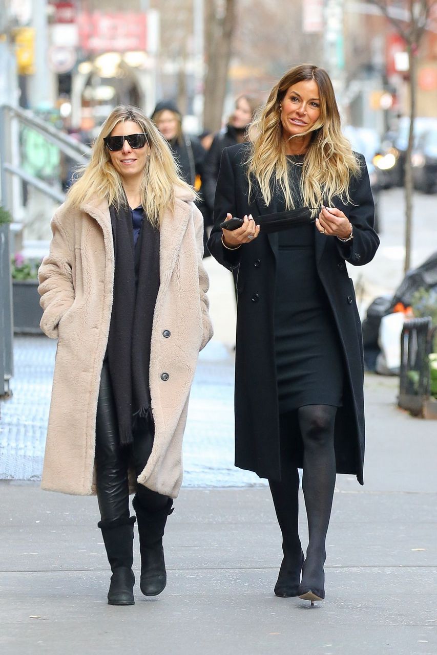 Kelly Bensimon And Lynne Mazin Out And About New York