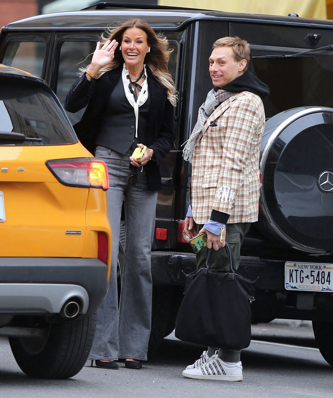 Kelly Bensimon Out With Friend New York
