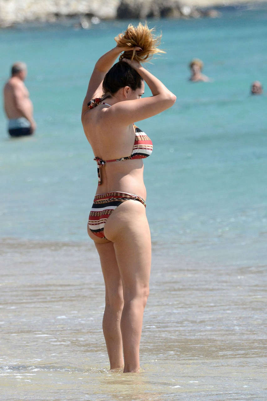 Kelly Brook Bikini Beach Mykonos