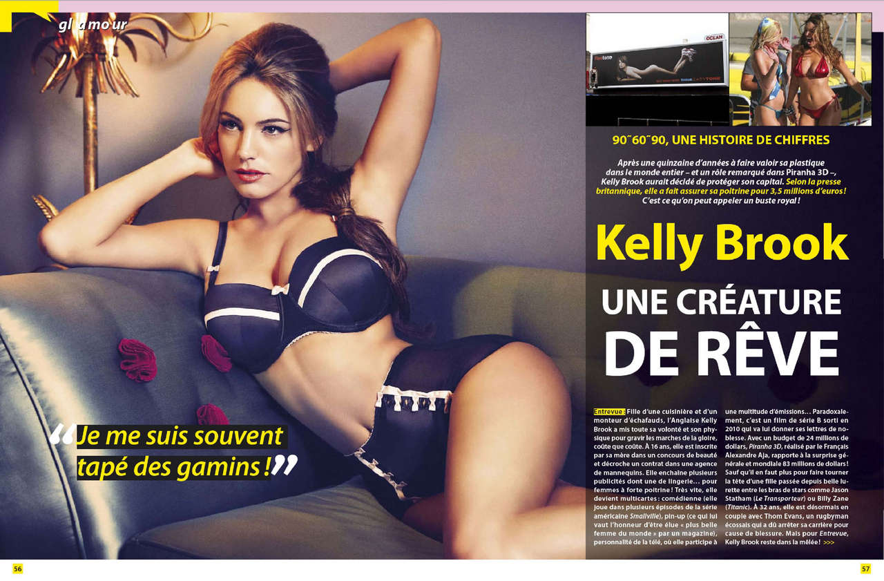 Kelly Brook Entrevue Magazine May 2012 Issue
