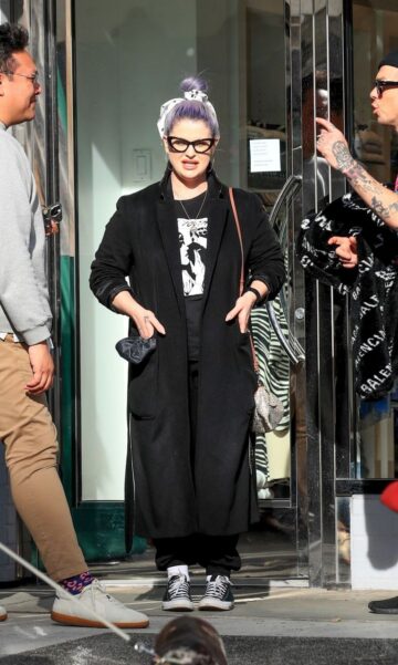 Kelly Osbourne Out For Lunch La Scala Beverly Hills