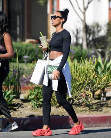 Kelly Rowland Leaves Gym Los Angeles