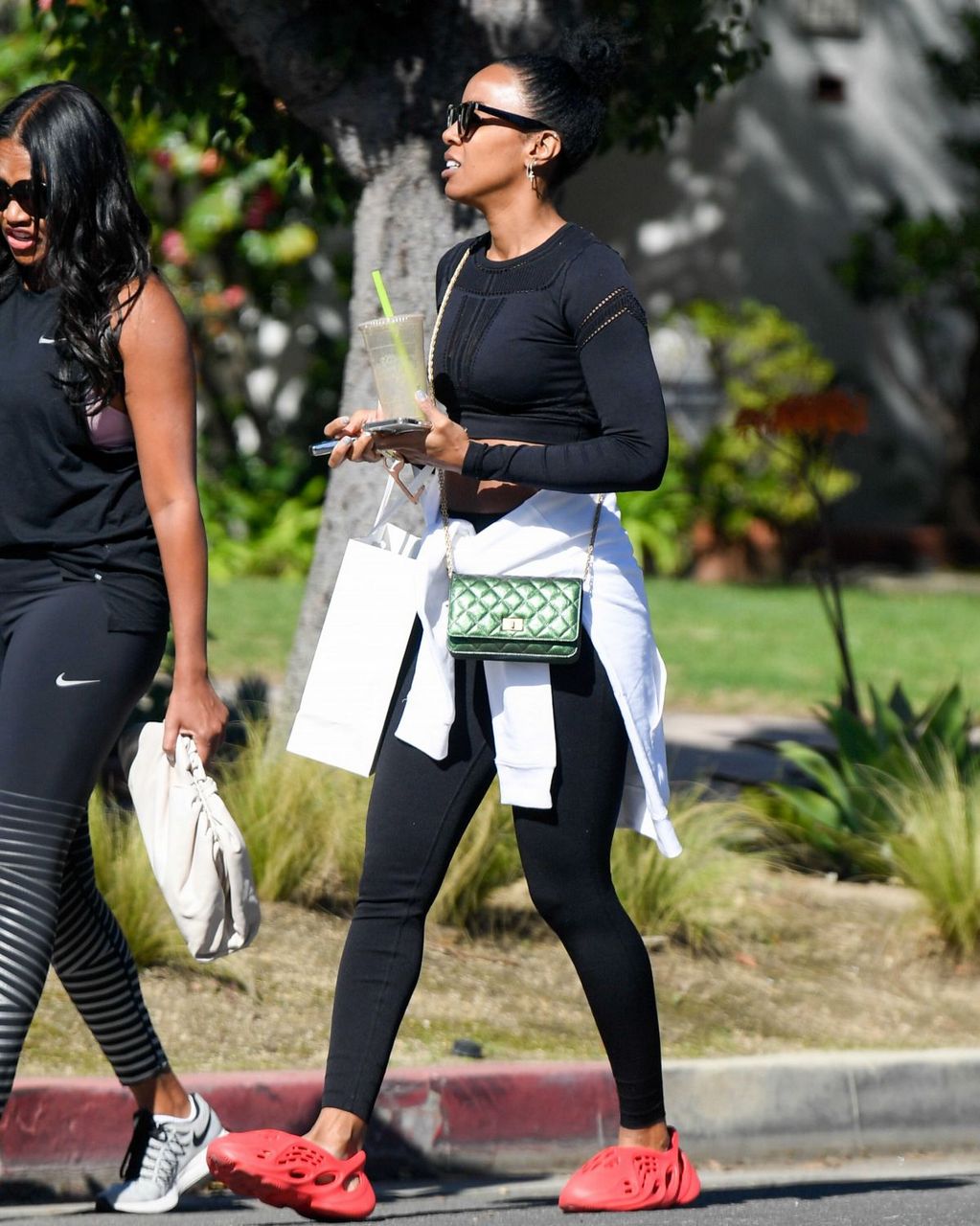 Kelly Rowland Leaves Gym Los Angeles