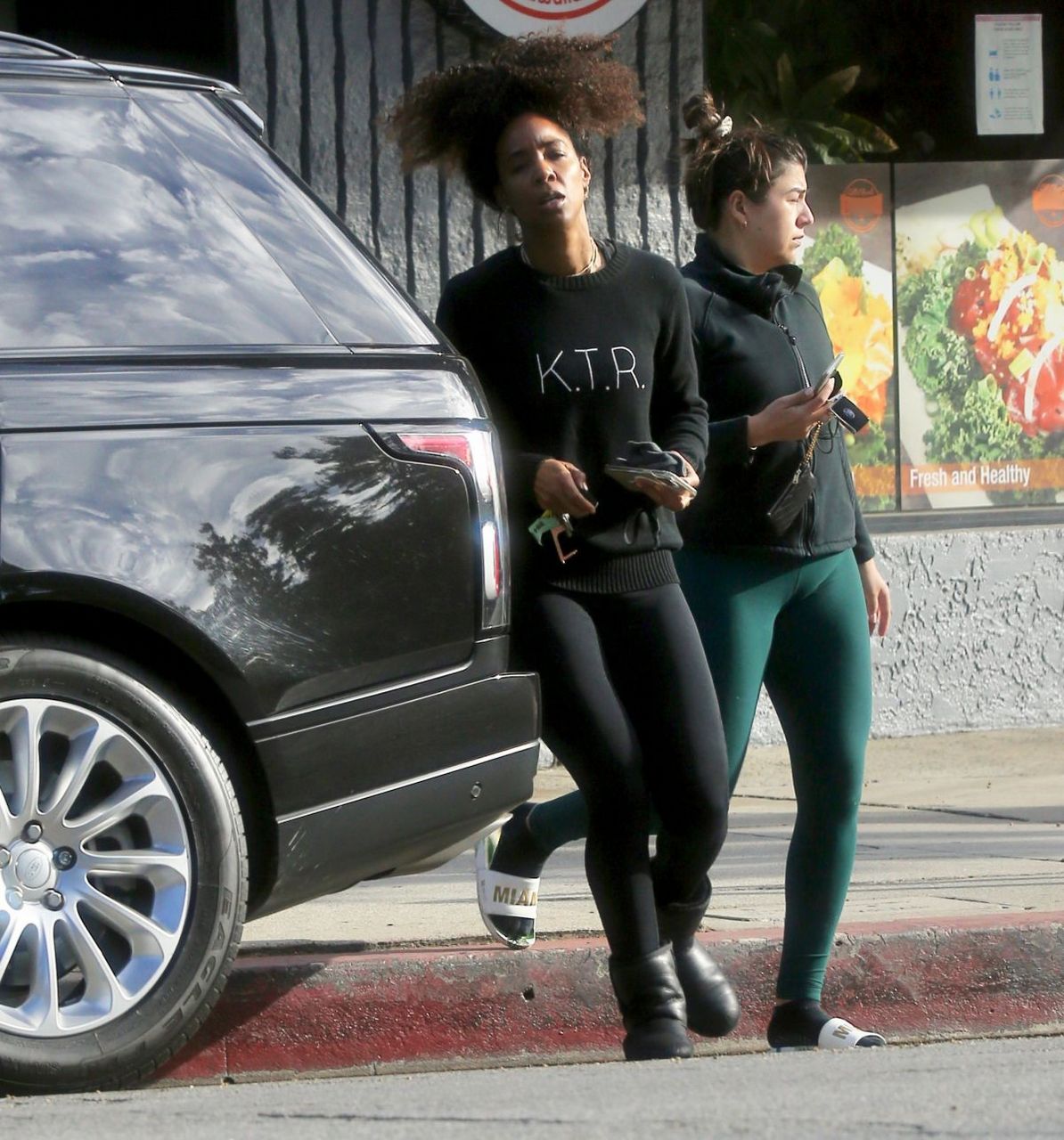 Kelly Rowland Leaves Gym West Hollywood