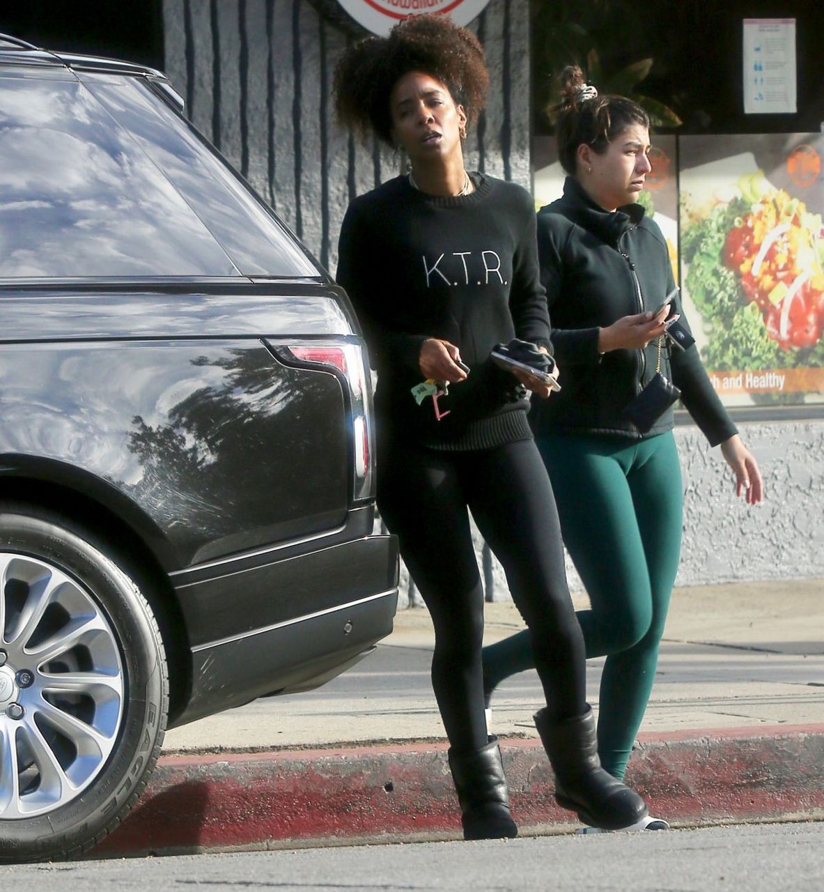 Kelly Rowland Leaves Gym West Hollywood