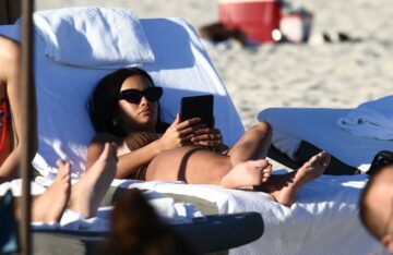 Kelsey Merritt Bikini Beach Miami