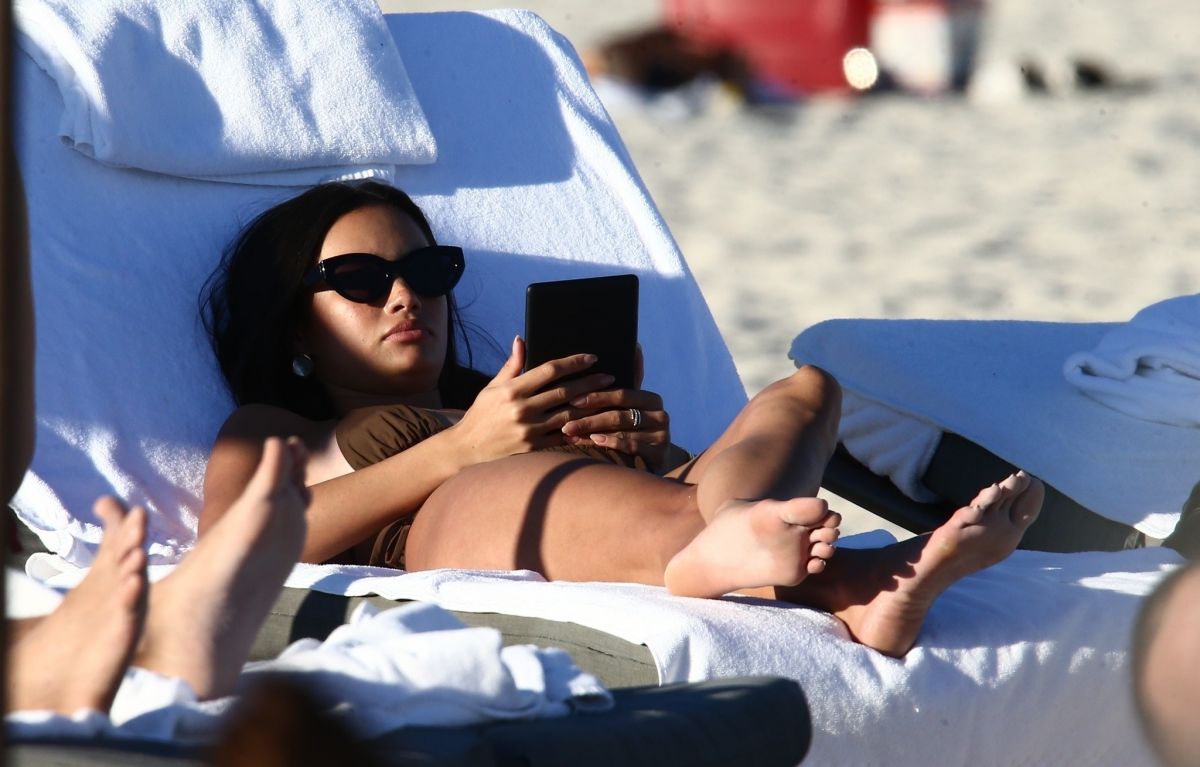 Kelsey Merritt Bikini Beach Miami