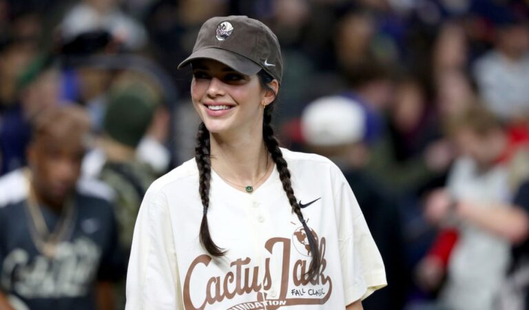 Kendall Jenner 2021 Cactus Jack Foundation Fall Classic Softball Game Houston (10 photos)