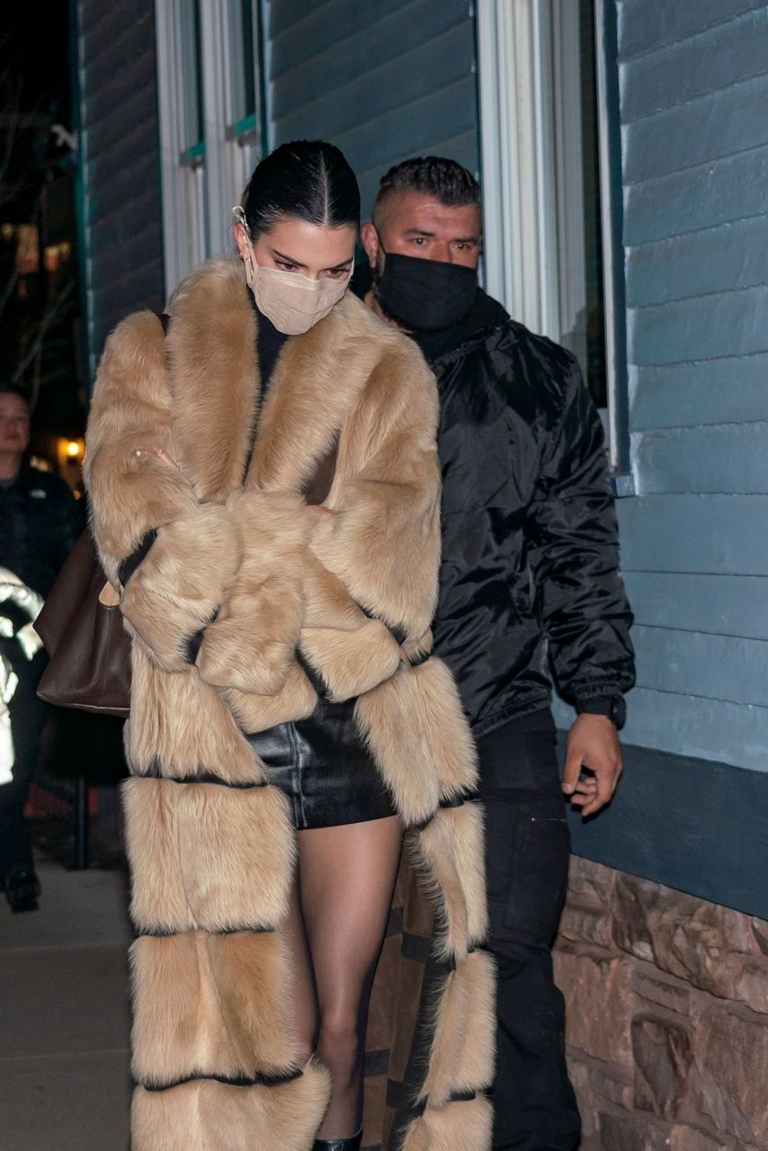Kendall Jenner And Fai Khadra Out For Dinner Aspen
