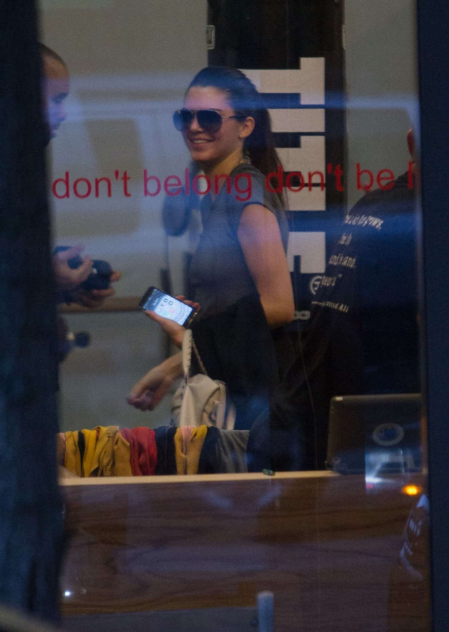 Kendall Jenner Arrives Gotham Boxing Gym New York