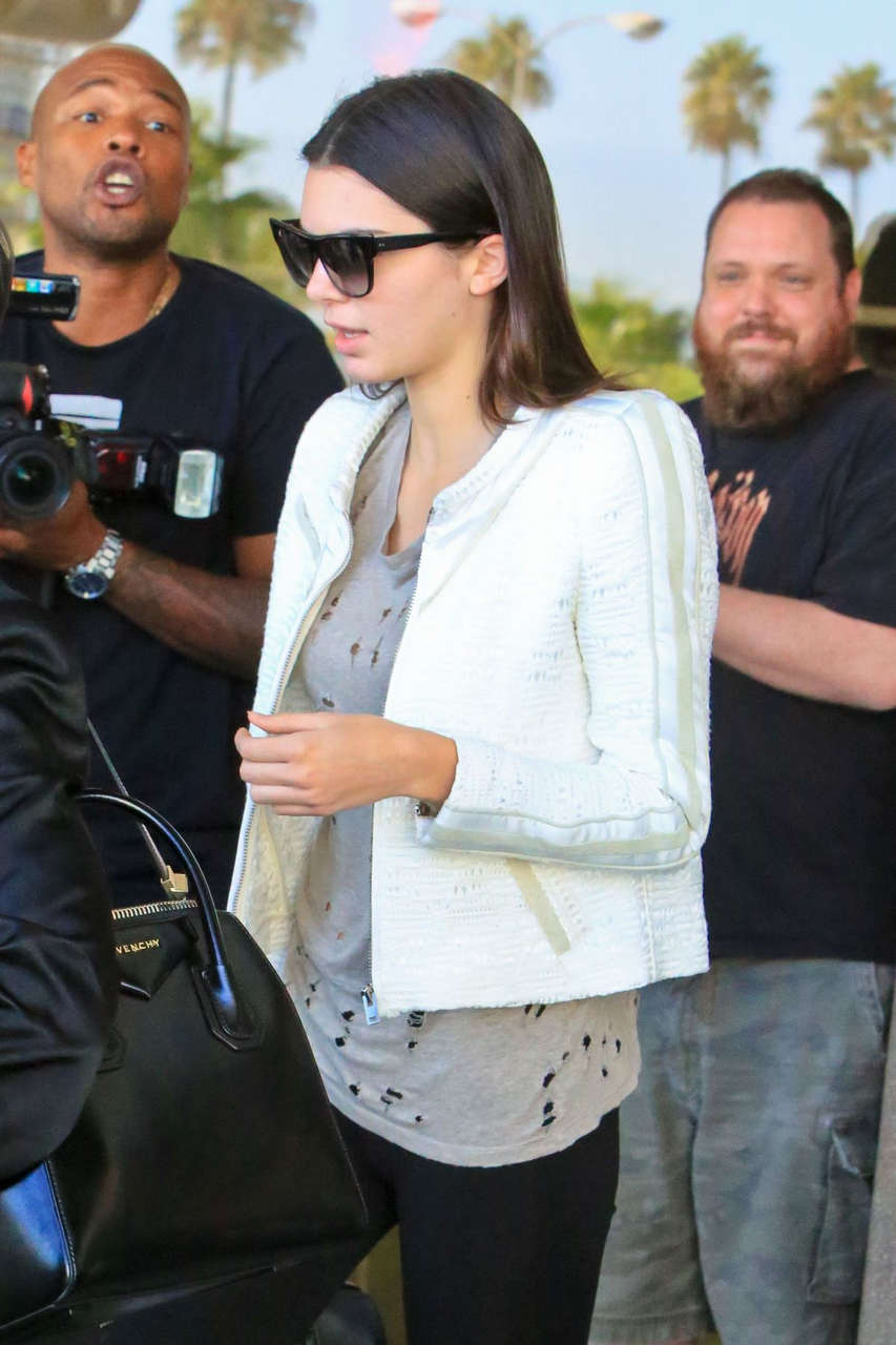 Kendall Jenner Arrives Lax Airport